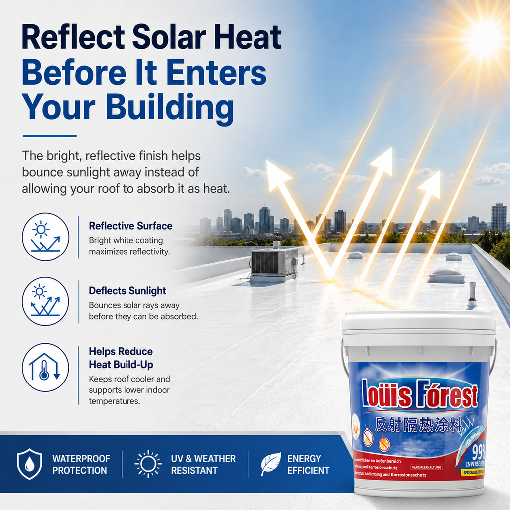Cool Your Roof. Protect It from Rain. Reduce Summer Heat.