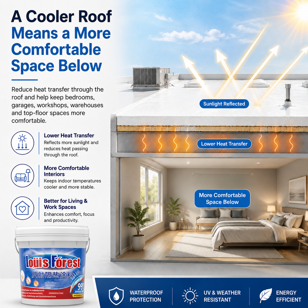 Cool Your Roof. Protect It from Rain. Reduce Summer Heat.