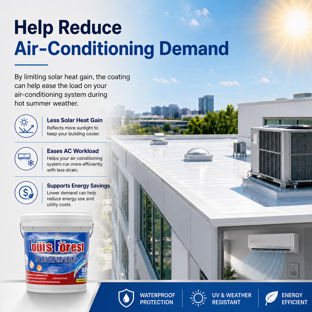 Cool Your Roof. Protect It from Rain. Reduce Summer Heat.