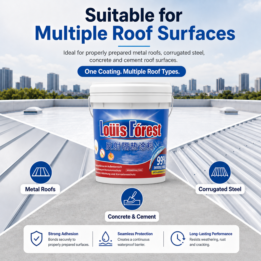 Cool Your Roof. Protect It from Rain. Reduce Summer Heat.