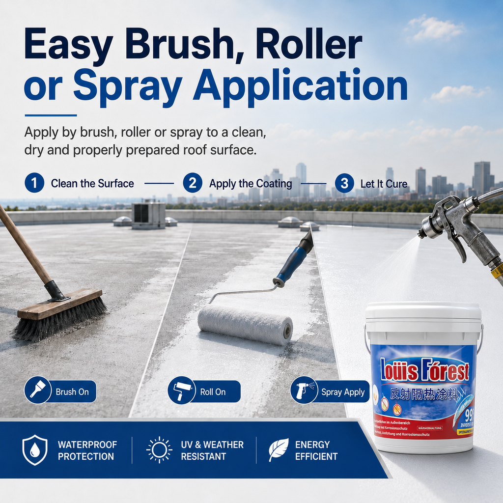 Cool Your Roof. Protect It from Rain. Reduce Summer Heat.