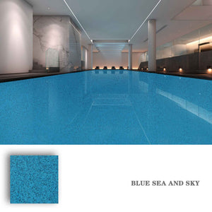 BLUE SEA AND SKY